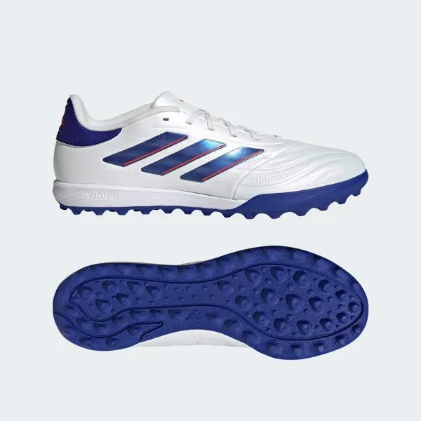 Футбольные бутсы Copa Pure 2 League Turf Adidas, цвет Cloud White/Lucid Blue/Solar Red
