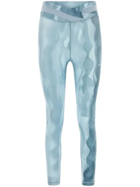 Sweaty Betty леггинсы с абстрактным принтом, синий