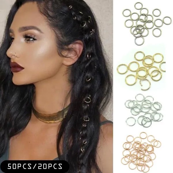 Заплетенные грязные косы Декоративное кольцо Twist Braid Круг Круг Аксессуары для волос Street Punk Girl