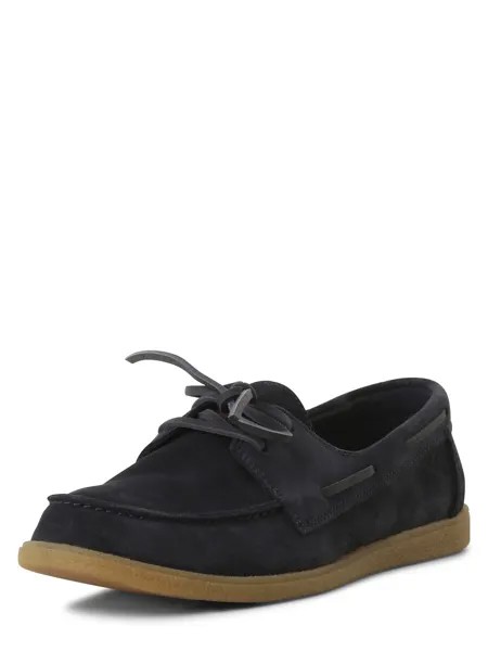 Мокасины CLARKS Moccasins Clarkbay Go, морской синий