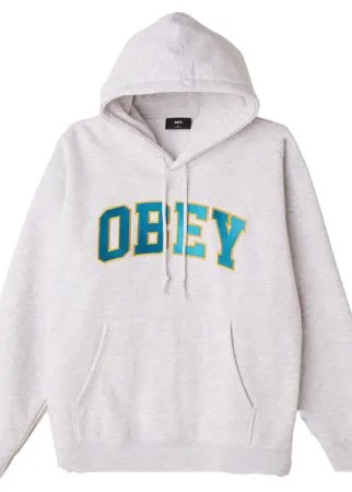 Толстовка с капюшоном OBEY Obey Sports Iii Hood ASH GREY 2021