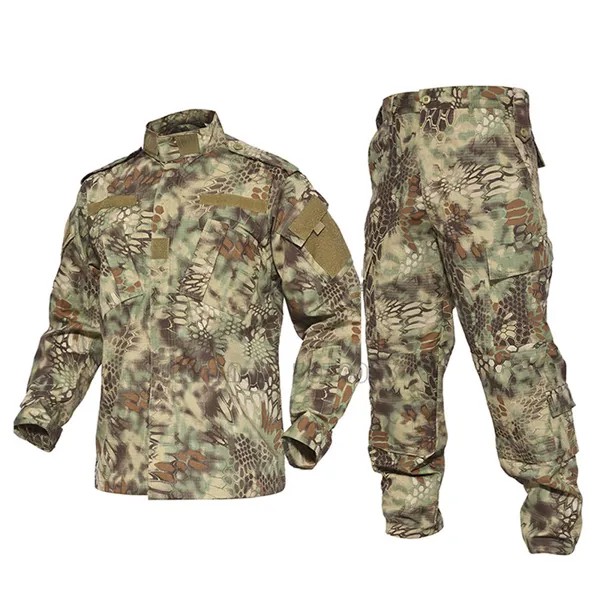 Тактическая камуфляжная форма, Армейская, боевая, мужская, Спортивная, охотничья куртка + штаны, солдатская одежда