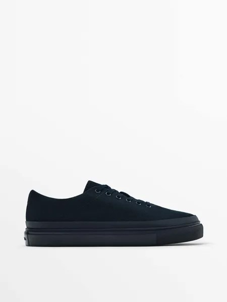 Кеды мужские Massimo Dutti 128141504 синие 42 EU (доставка из-за рубежа)