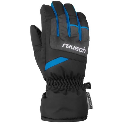 Перчатки Горнолыжные Reusch 2020-21 Bennet R-Tex® Xt Black/Black Melange/Brilliant Blue (Inch (Дюйм):3)