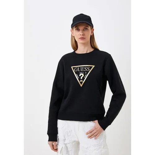 Свитшот GUESS, размер 48/L, черный