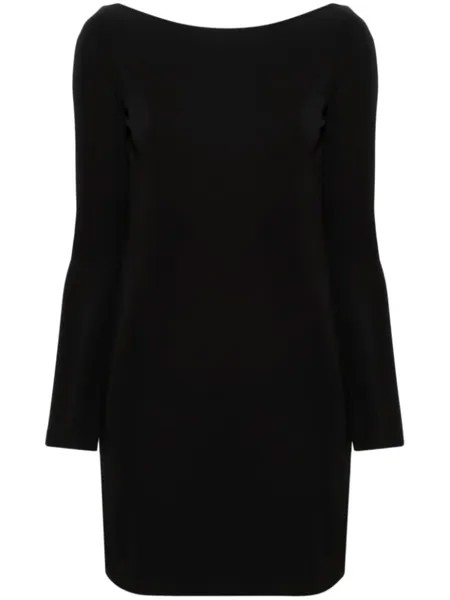 Dsquared2 платье мини с драпировкой, черный