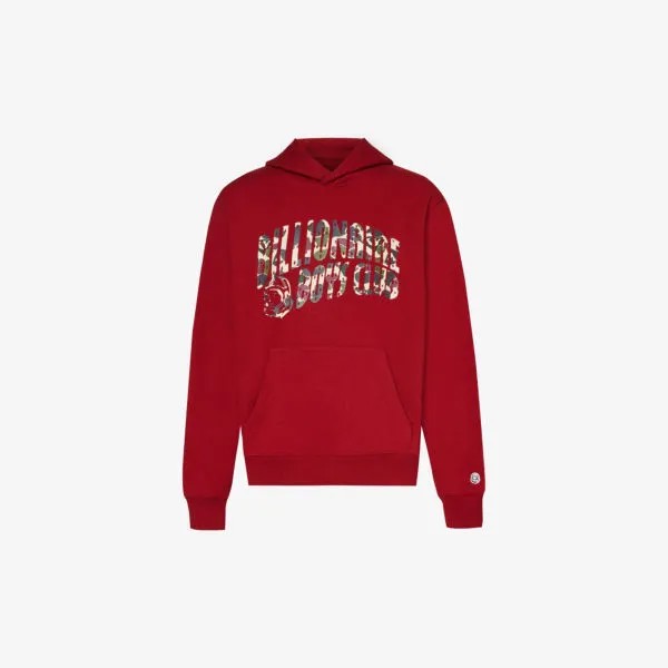 Толстовка стандартного кроя из хлопкового джерси с графическим принтом Camo Arch Billionaire Boys Club, красный