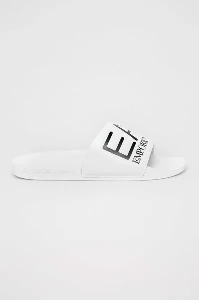 Шлепанцы EA7 Emporio Armani, белый