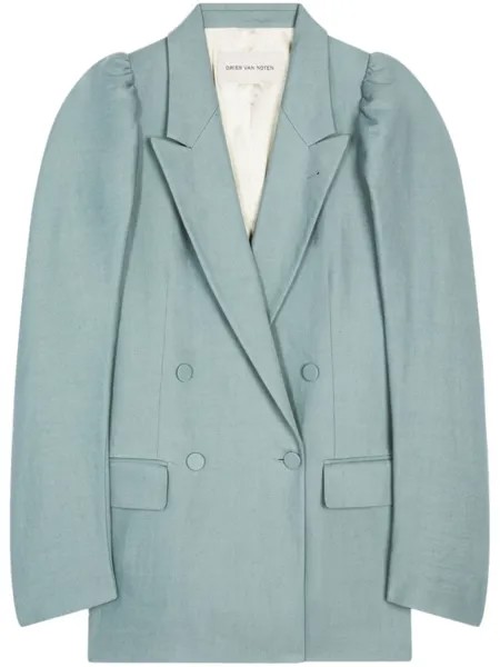 DRIES VAN NOTEN однобортный пиджак, синий