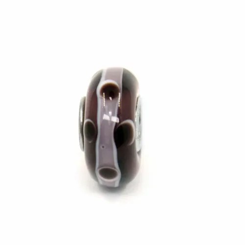 Handinsilver ( Посеребриручку ) Подвеска-шарм из муранского стекла Lampwork фиолетовый (1шт)
