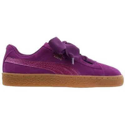Кроссовки Puma Suede Heart Snake Youth Girls, размер 5,5 м, повседневная обувь 364918-01