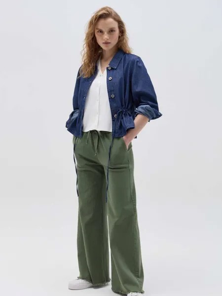 Джинсовая куртка на шнурке Hybrid, цвет dark wash