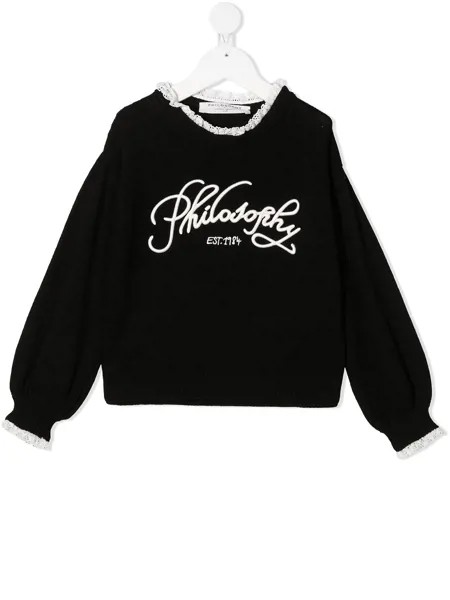 Philosophy Di Lorenzo Serafini Kids джемпер с вышитым логотипом