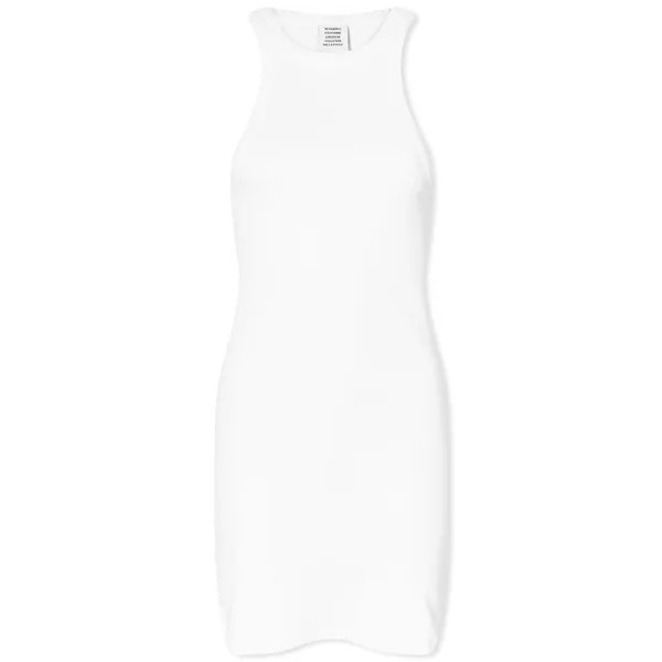 Платье Vetements Racing Tank Top, белый