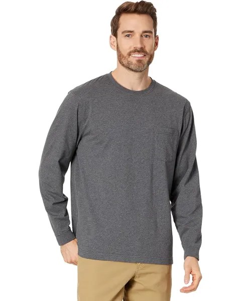 Футболка L.L.Bean Carefree Unshrinkable, цвет Charcoal Heather