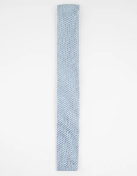 Трикотажный галстук French Connection-Голубой