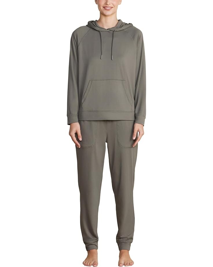 Худи Barefoot Dreams Malibu Collection Butterchic, цвет Olive Branch
