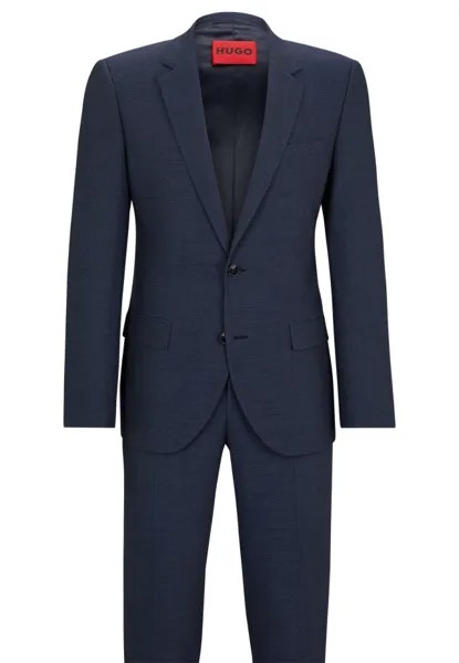 Деловой костюм henry/getlin232x slim fit Hugo, синий