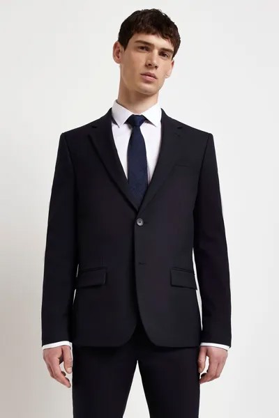 Костюм из твила: пиджак River Island, синий