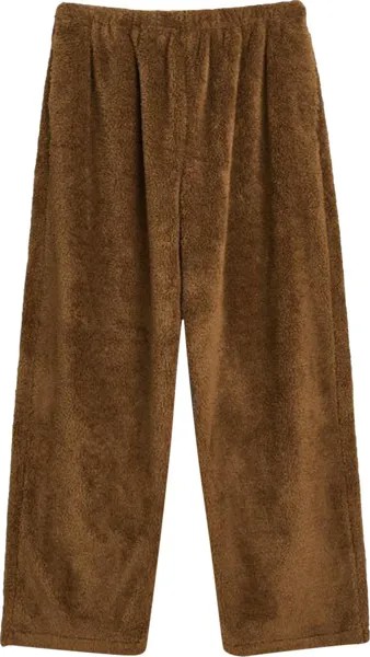 Брюки Acne Studios Teddy Fleece Pants 'Hazel Beige', кремовый