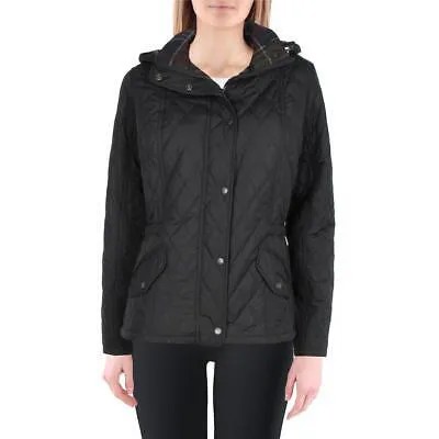 Женская черная куртка Barbour, теплое легкое стеганое пальто, верхняя одежда 10 BHFO 7788