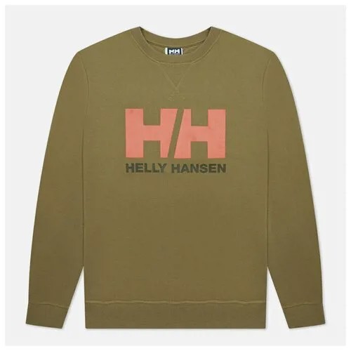 Свитшот Helly Hansen, силуэт полуприлегающий, средней длины, размер M, синий