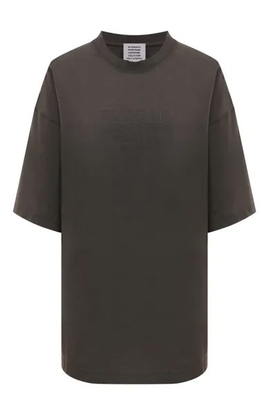 Хлопковая футболка VETEMENTS