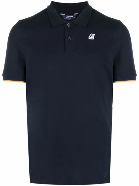 K-Way рубашка поло с короткими рукавами и нашивкой-логотипом