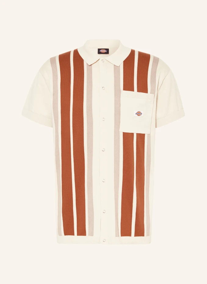 Fieldale классический крой трикотажная рубашка Dickies, коричневый