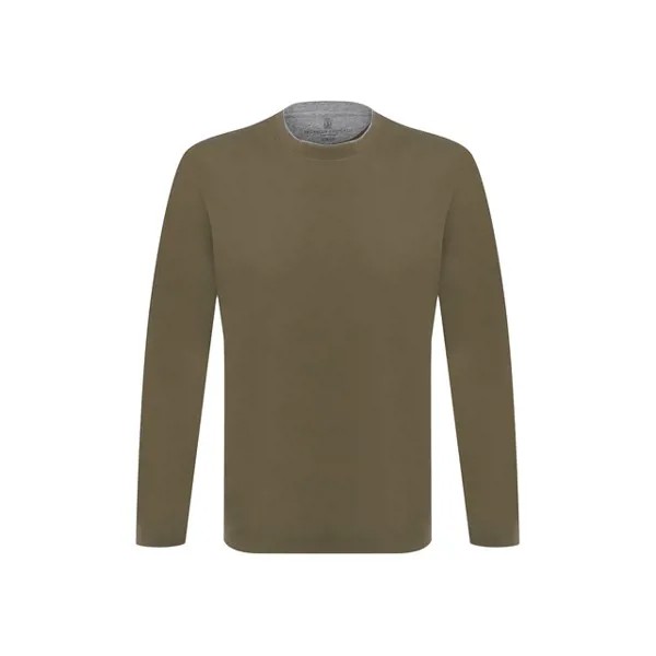 Хлопковый лонгслив Brunello Cucinelli