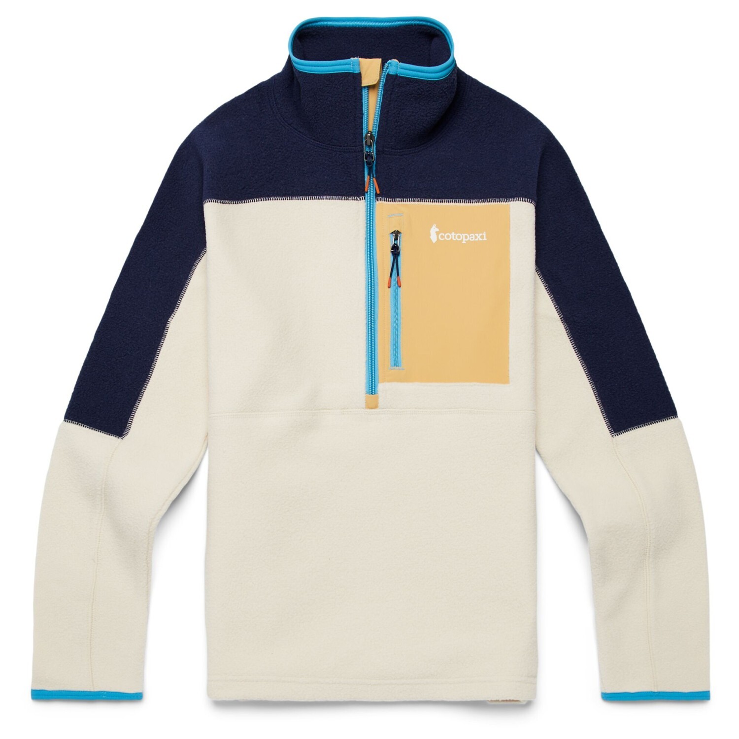 Флисовый свитер Cotopaxi Women's Abrazo Half Zip Fleece, цвет Maritime/Cream