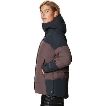 Парка White Peak/2 Down женская Mountain Hardwear, цвет Warm Ash