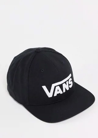 Черная бейсболка Vans Drop V II-Черный цвет