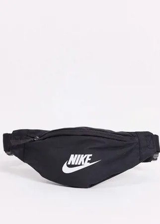Черная сумка-кошелек на пояс с логотипом Nike-Черный цвет