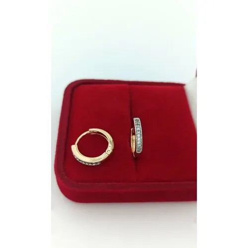 Серьги конго XUPING JEWELRY, размер 13 мм