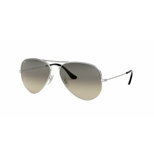 Солнцезащитные очки Ray-Ban, серебряный, серый