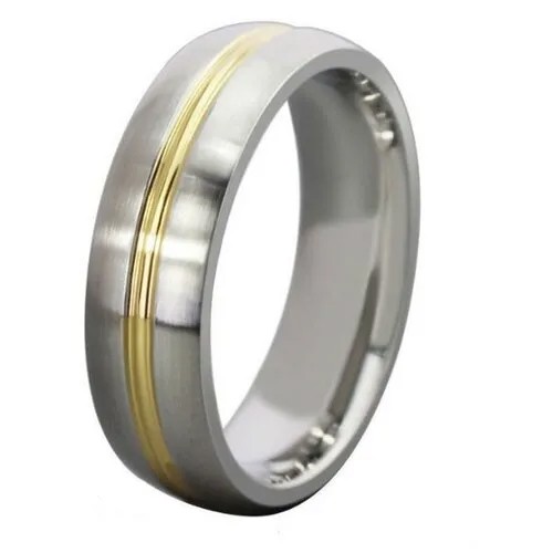 Кольцо 2beMan, размер 17.5, серебряный, золотой