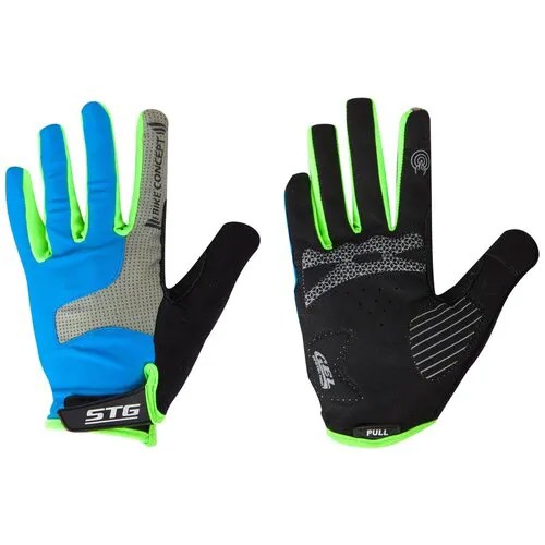 Перчатки STG AL-05-1871 (Перчатки STG мод.AL-05-1871 синие/серые/черные/зеленые полноразмерные S)