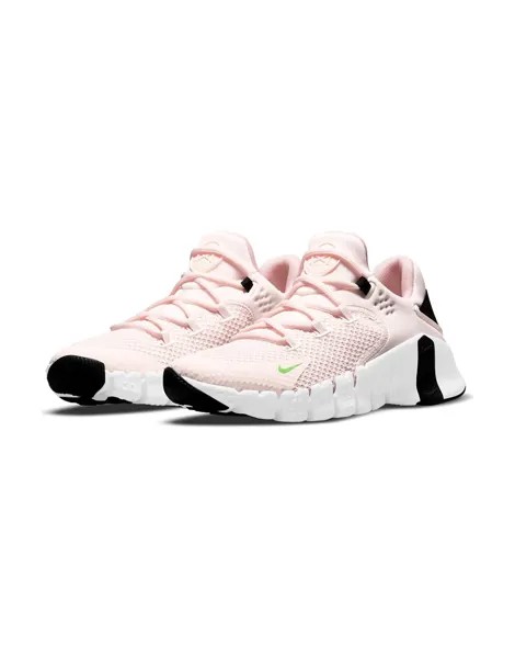 Розовые кроссовки Nike Training free metcon 4-Розовый цвет