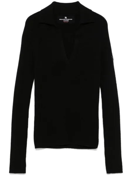 Ermanno Scervino трикотажная рубашка поло, черный