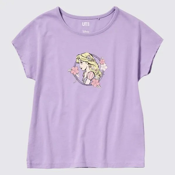 UNIQLO GIRLS Disney UT Graphic Футболка с короткими рукавами C