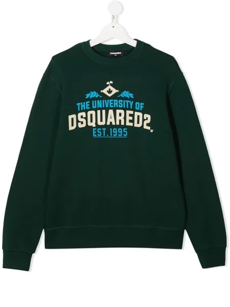 Dsquared2 Kids толстовка с принтом University of DSQUARED2