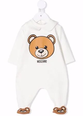 Moschino Kids пижама Teddy Bear с логотипом