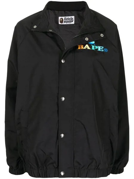 A BATHING APE® куртка с вышитым логотипом