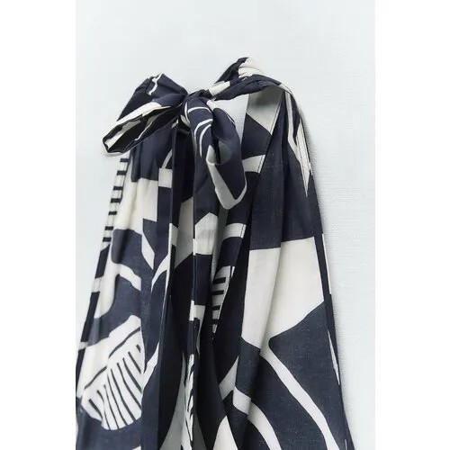 Сарафан Zara, хлопок, размер XS, белый