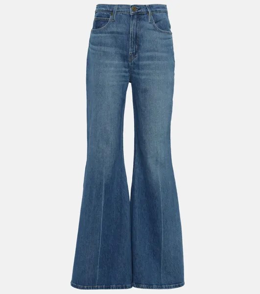 Расклешенные джинсы the extreme flare с высокой посадкой Frame, синий