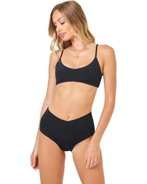 Пляжный топ L*Space High Tide Top, черный