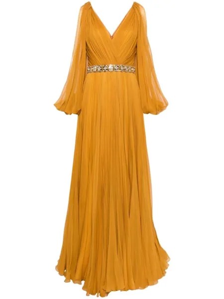 Jenny Packham платье Rapture, желтый