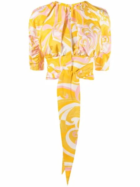 Emilio Pucci укороченная рубашка Albizia