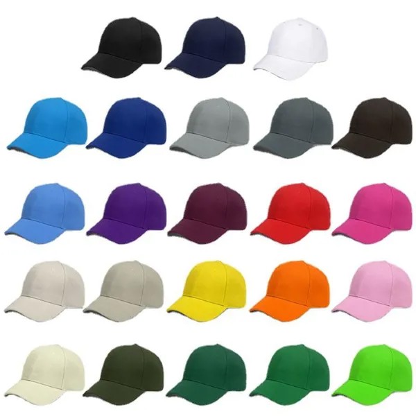 Мужчины женщины равнина изогнутые козырька Cap Hat сплошной цвет моды регулируемые бейсболки